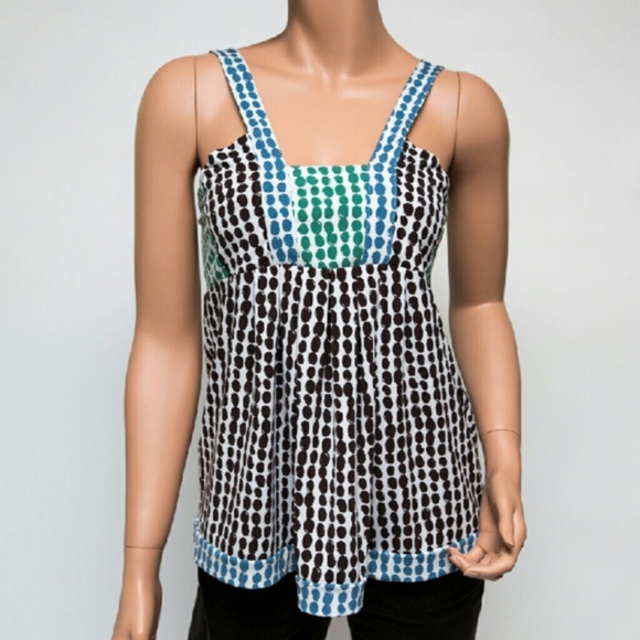 BCBGMaxAzria Tops - BCBGMaxAzria Brown Ink Spot Sleeveless Tank Top M